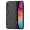 Slim Armour Tough Shockproof Case & Stand for Samsung Galaxy A50 - Black